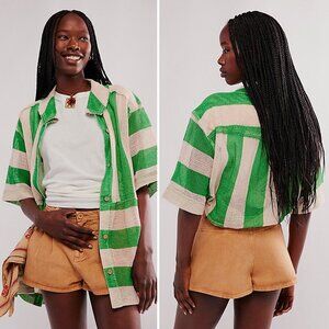 New Free People Nora Mini Trouser Tan Shorts Size 2